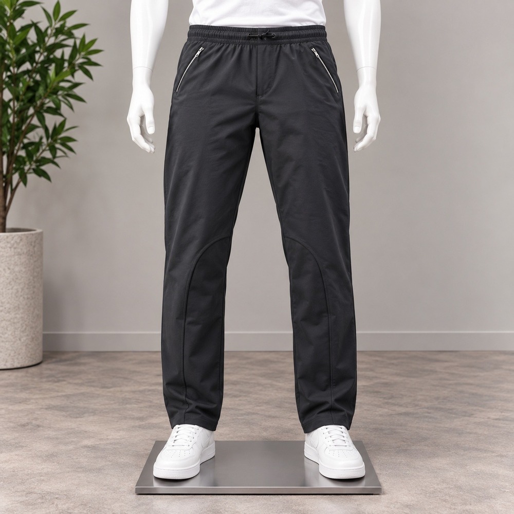 Tommy Hilfiger Equestrian Pants Womens Large Black Premium Stretch Knee Patch